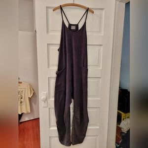 Free People Movement Hotshot Onsie Playsuit Black